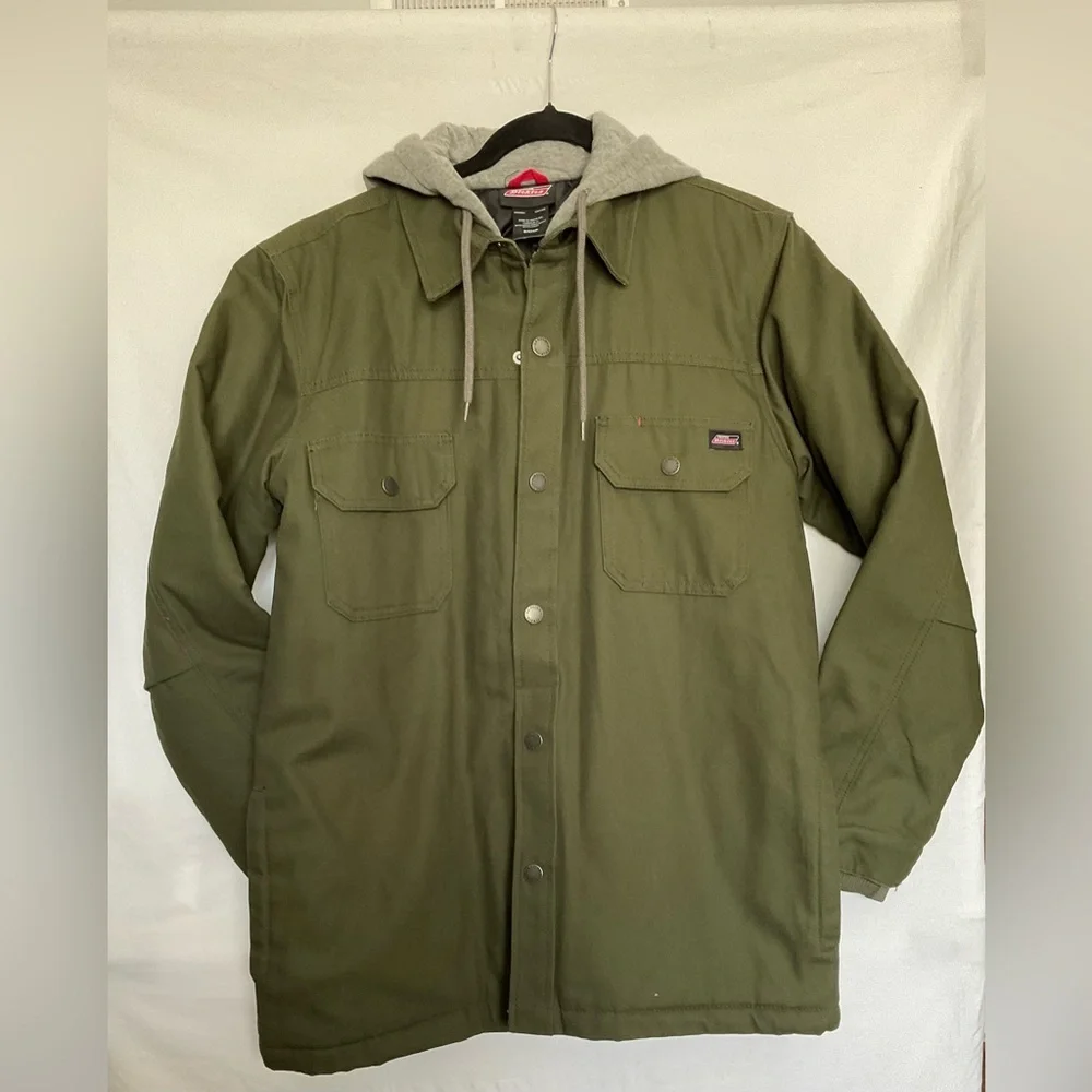 Dickies Green Bomber Jacket with Utility Style